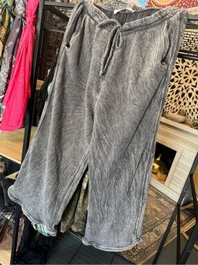 Three Bird Nest Heather Gray Drawstring Lounge Pants